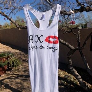 Alpha Chi Omega Sweetheart Tank Top 💋